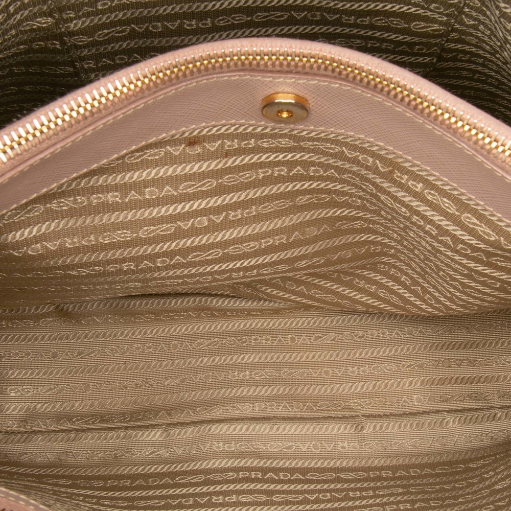 Pre-Loved Prada Small Saffiano Lux Galleria Satchel - Picture 4 of 12